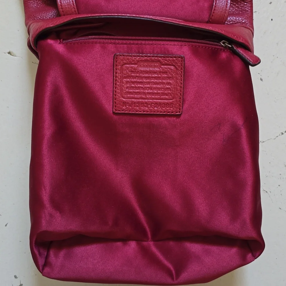 Coach red raspberryish